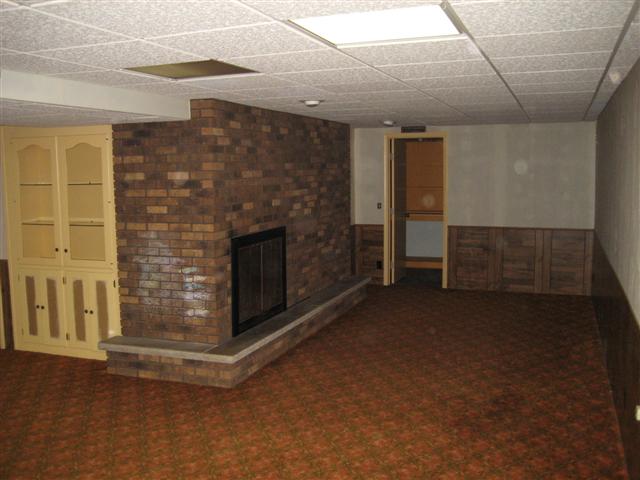 Basement from a 1970's Brick Ranch in Mishawaka IN