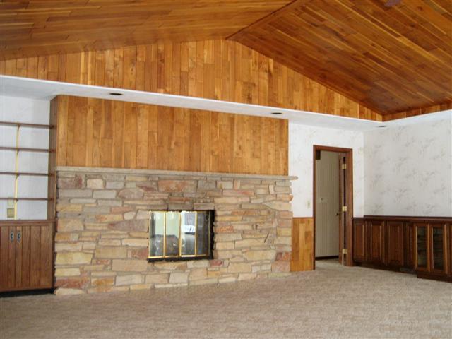 Living Room in a South Bend Area Foreclosure
